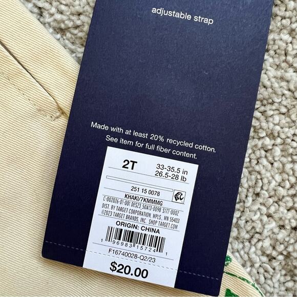 NWT Rowing Blazers Kids Toddler Floral Printed Pant,Khaki Size 2T - Picture 8 of 14